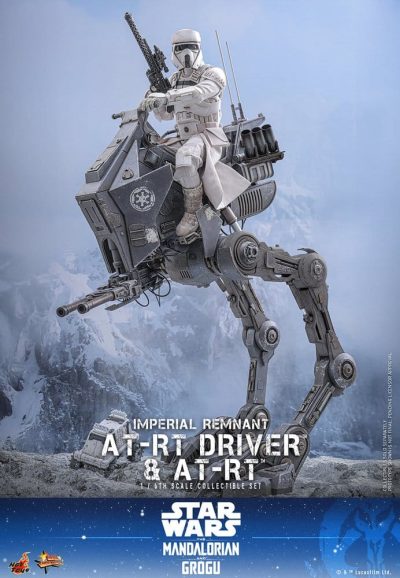 Set Imperial Remnant AT-RT Driver y Vehículo AT-RT Escala 1/6 The Mandalorian y Grogu Star Wars Hot Toys