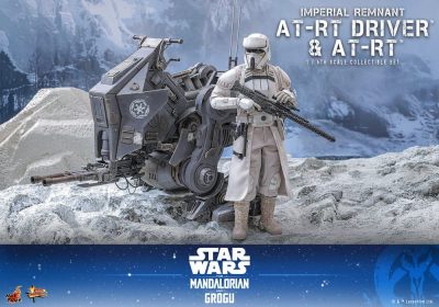 Set Imperial Remnant AT-RT Driver y Vehículo AT-RT Escala 1/6 The Mandalorian y Grogu Star Wars Hot Toys
