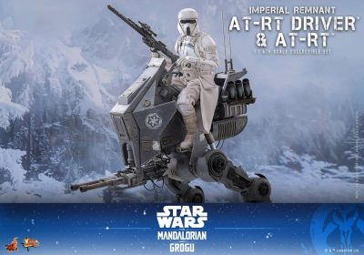 Set Imperial Remnant AT-RT Driver y Vehículo AT-RT Escala 1/6 The Mandalorian y Grogu Star Wars Hot Toys