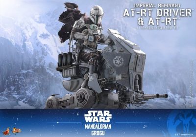 Set Imperial Remnant AT-RT Driver y Vehículo AT-RT Escala 1/6 The Mandalorian y Grogu Star Wars Hot Toys