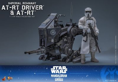 Set Imperial Remnant AT-RT Driver y Vehículo AT-RT Escala 1/6 The Mandalorian y Grogu Star Wars Hot Toys