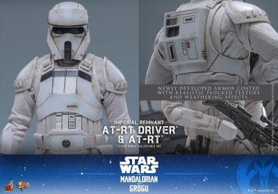 Set Imperial Remnant AT-RT Driver y Vehículo AT-RT Escala 1/6 The Mandalorian y Grogu Star Wars Hot Toys