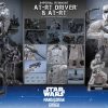 Set Imperial Remnant AT-RT Driver y Vehículo AT-RT Escala 1/6 The Mandalorian y Grogu Star Wars Hot Toys