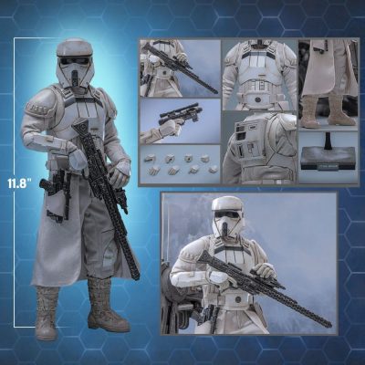 Star Wars: The Mandalorian & Grogu Movie Masterpiece Action Figure 1/6 Imperial Remnant AT-RT Driver 30 cm
