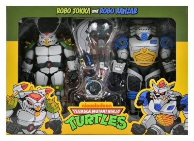 Teenage Mutant Ninja Turtles (1987 Cartoon) 2-Pack Action Figures Robo Tokka and Rahzar 18 cm