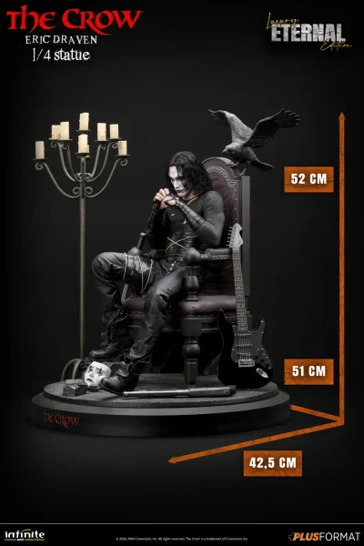 The Crow Eric Draven Luxury Eternal Edition 1/4 Plus Format Statue