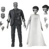 Universal Monsters Pack de 2 Figuras La novia de Frankenstein 90th Anniversary The Monster & His Mate (B&W) 18 cm