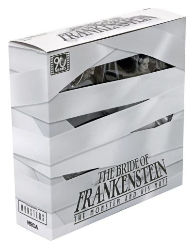 Universal Monsters Pack de 2 Figuras La novia de Frankenstein 90th Anniversary The Monster & His Mate (B&W) 18 cm