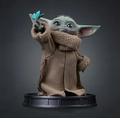 Figura Grogu Butterfly Wonder - The Mandalorian (15 cm) de Iron Studios