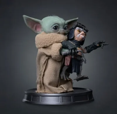 Figura Grogu No Squeezy - The Mandalorian (14 cm) de Iron Studios