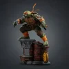 Figura Michelangelo Unleashed - Teenage Mutant Ninja Turtles (24 cm) de Iron Studios