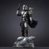 Figura The Mandalorian and Grogu - The Mandalorian (25 cm) de Iron Studios