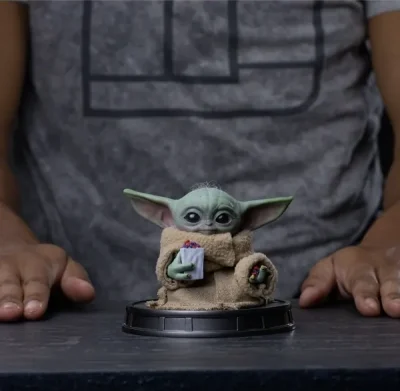 Grogu Popcorn Time - The Mandalorian (10 cm) de Iron Studios