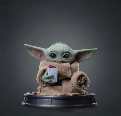 Grogu Popcorn Time - The Mandalorian (10 cm) de Iron Studios