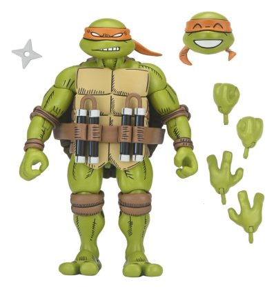 Pack 4 Figuras TMNT x Usagi Yojimbo Neca