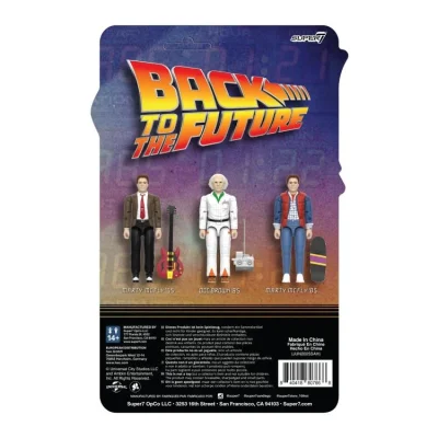 Back To The Future Wave 1 Doc Brown '85 Reaction+ Figure