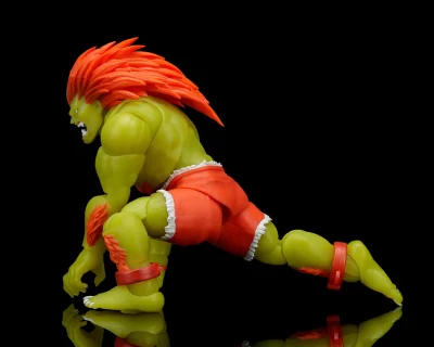 Street Fighter Ultra Ii Blanka Player 2 Glow In The Dark Action Figure Limited Edition