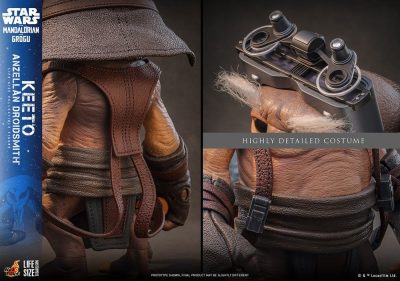 Star Wars: The Mandalorian & Grogu Life-Size Masterpiece Figura a escala real Keeto (Anzellan Droidsmith) 26 cm