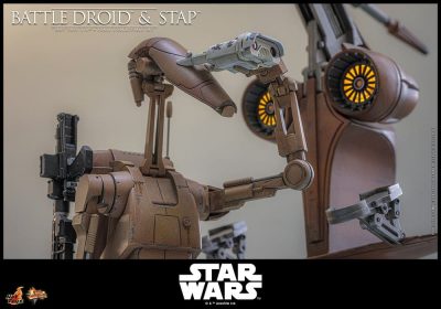 Star Wars: The Phantom Menace Movie Masterpiece Set de Figuras 1/6 Battle Droid & STAP 32 cm
