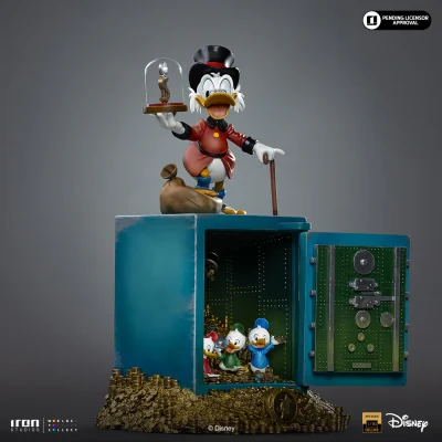 Uncle Scrooge Mcduck and Nephews - Duck Tales - Art Scale 1/10 - Iron Studios