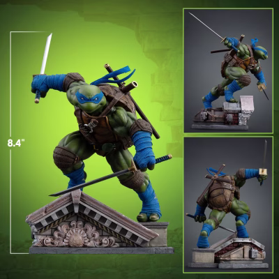 Leonardo Unleashed - Teenage Mutant Ninja Turtles - Art Scale 1/10 - Iron Studios