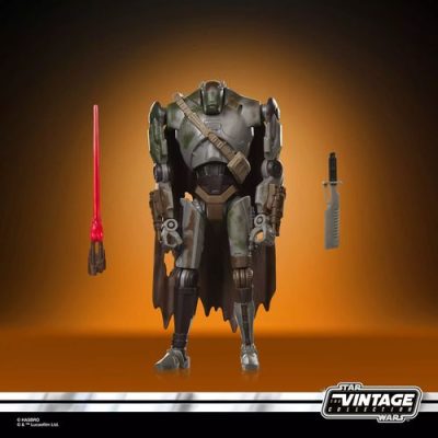 MERCENARY DROID FIGURA 9,5 CM STAR WARS: THE MANDALORIAN AND GROGU THE VINTAGE COLLECTION