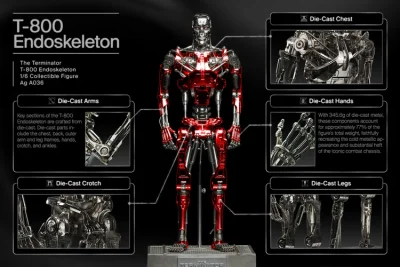 terminator T800 endoskeleton inart