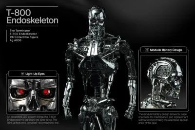 terminator T800 endoskeleton inart