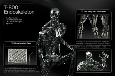 terminator T800 endoskeleton inart