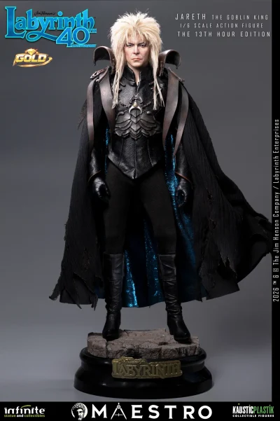 Labyrinth Jareth The Goblin King 1/6 Action Figure The 13th Hour Edition Gold