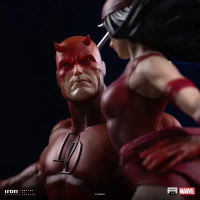 DAREDEVIL AND ELEKTRA – MARVEL COMICS – DIORAMA 1/6 – IRON STUDIOS
