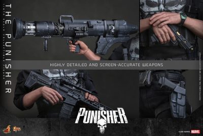 detalle armas figura hot toys punisher