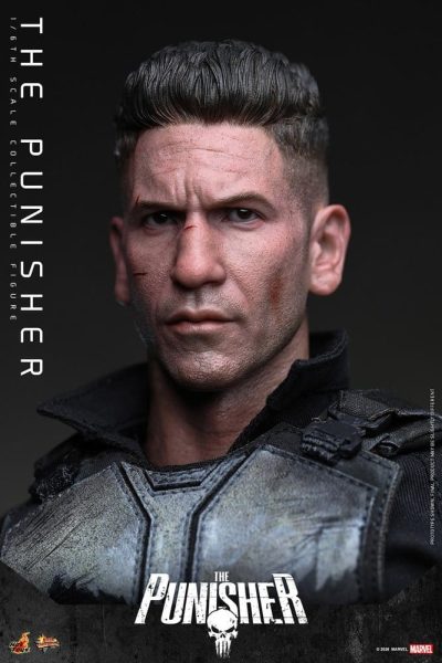 figura hot toys punisher detalle esculpido