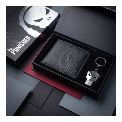 SET REGALO CON CARTERA MARVEL THE PUNISHER