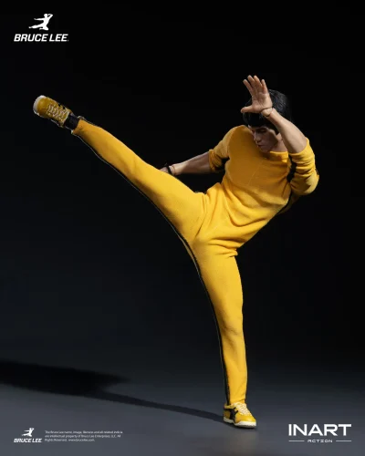 Bruce Lee (yellow Jumpsuit) 1/12 Collectible Figure