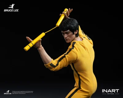 Bruce Lee (yellow Jumpsuit) 1/12 Collectible Figure