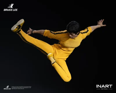 Bruce Lee (yellow Jumpsuit) 1/12 Collectible Figure