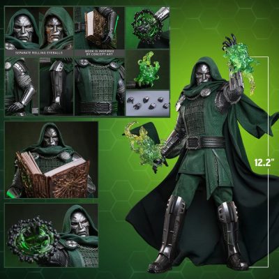doctor doom figura accesorios hot toys avengers doomsday