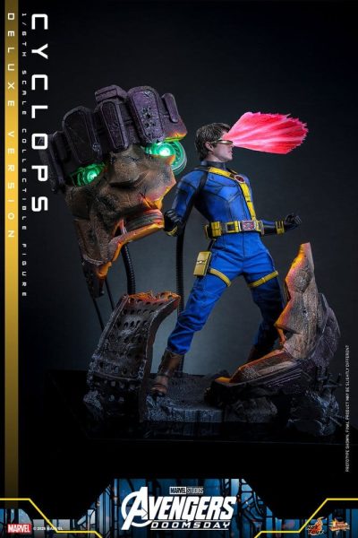 figura ciclope con visor deluxe avengers doomsday hot toys