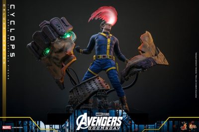 figura ciclope deluxe con visor disparando avengers doomsday hot toys