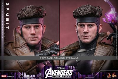 figura gambit avengers doomsday deluxe pupilas independientes