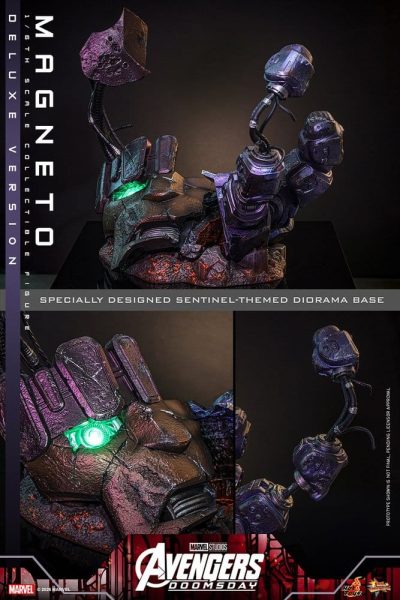 figura magneto avengers doomsday hot toys diorama