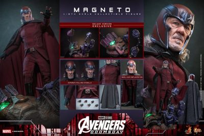 figura magneto avengers doomsday hot toys accesorios