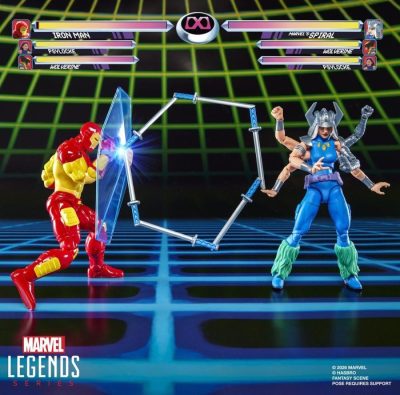IRON MAN VS SPIRAL FIGURAS 15 CM GAMEVERSE MARVEL LEGENDS SERIES