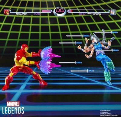 IRON MAN VS SPIRAL FIGURAS 15 CM GAMEVERSE MARVEL LEGENDS SERIES