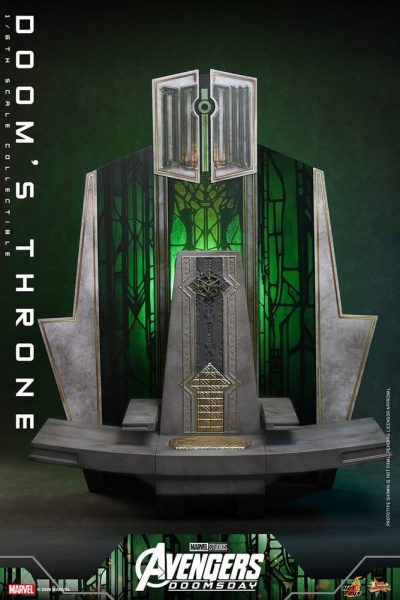 trono doctor doom hot toys accesorio figura
