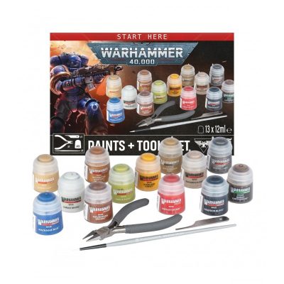 Warhammer 40k Paints + Tools Set 2026