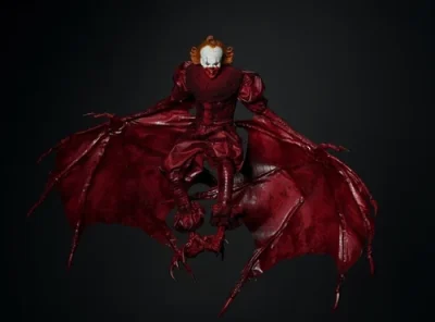 IT: Welcome to Derry Season 1 - Pennywise (Bloody Version) 1/6 Collectible Figure