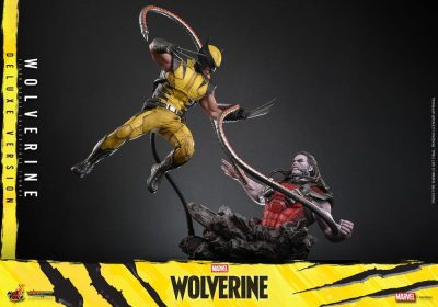 deluxe figura wolverine videogame hot toys lobezno omega red
