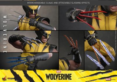 figura wolverine videogame hot toys lobezno detalle garras